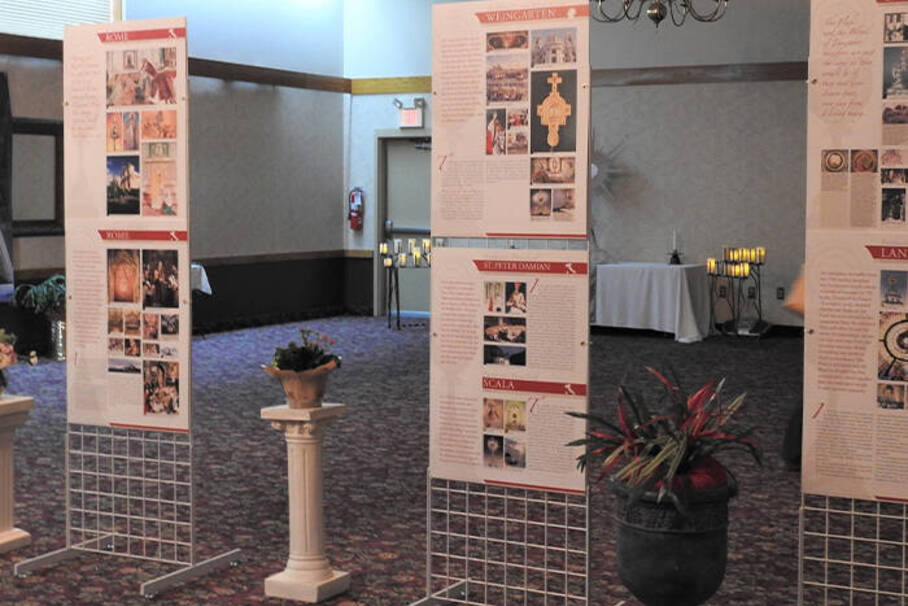 Eucharistic Miracles Display - St. Paschal Baylon Parish in Highland Heights