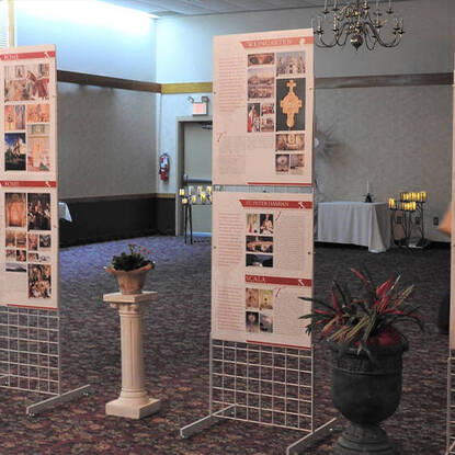 Eucharistic Miracles Display - St. Paschal Baylon Parish in Highland Heights