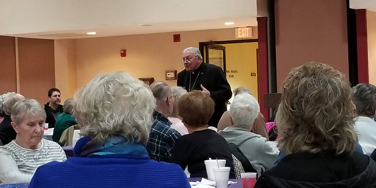 Bishop Gries offers insights on how we are ‘touched by God’ through the sacraments