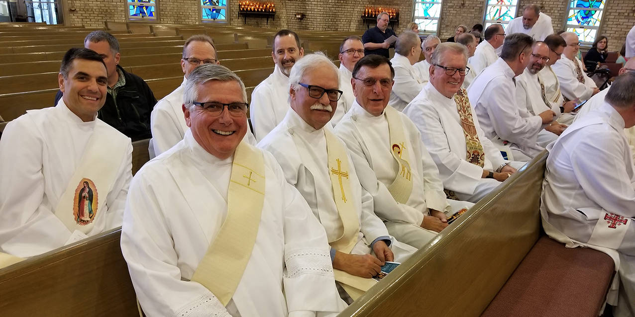 Permanent deacon jubilarians gather to celebrate ordination anniversaries