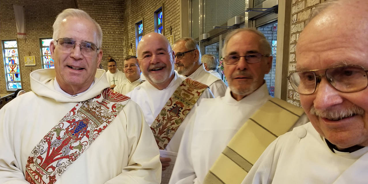 Permanent deacon jubilarians gather to celebrate ordination anniversaries