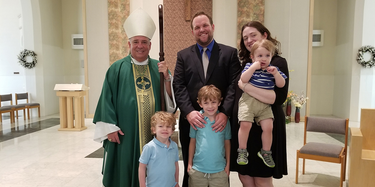 Bishop Perez welcomes five new candidates to formation for the diaconate 