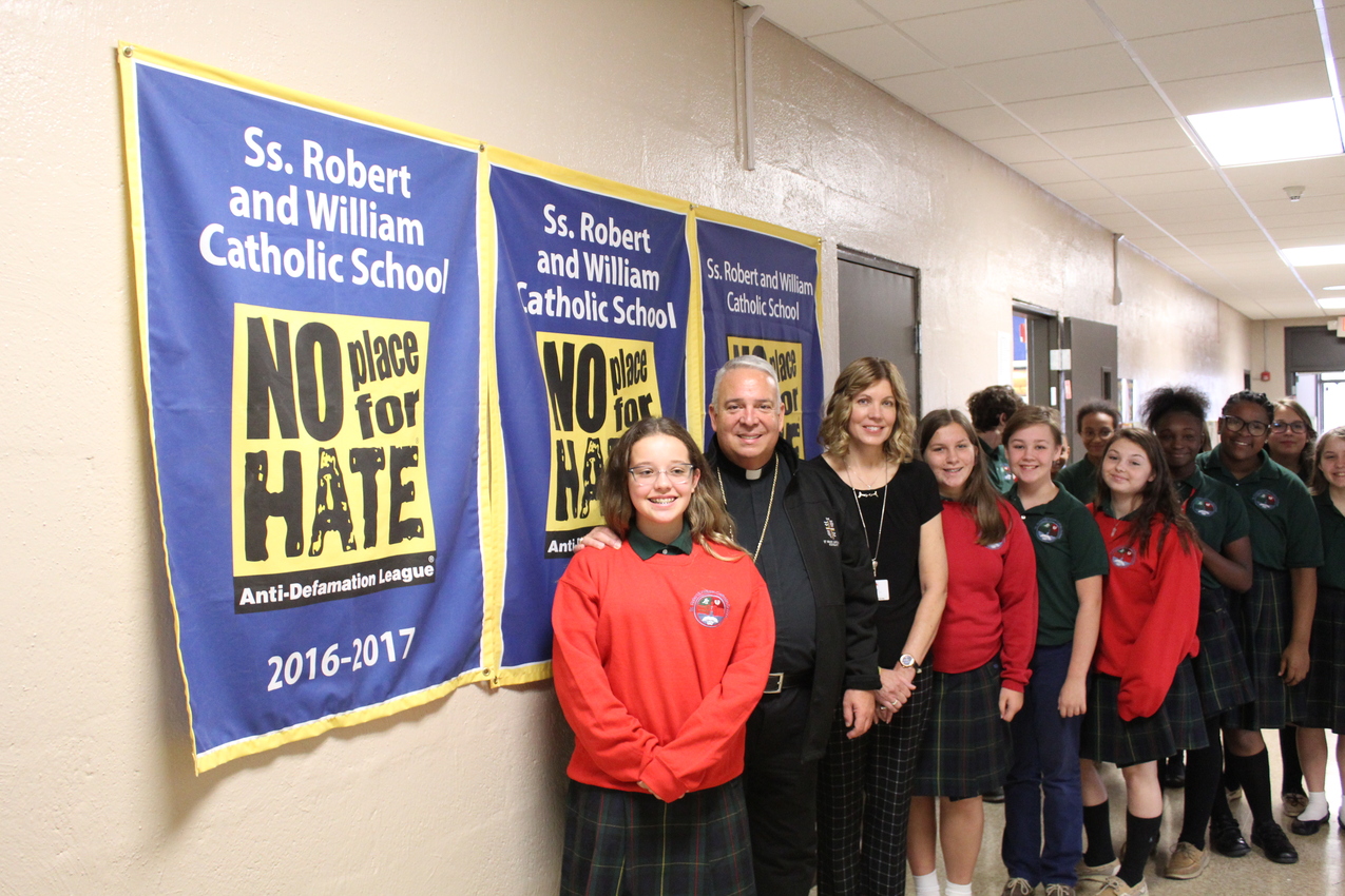 SS. Robert & William School shares ‘There’s No Place for Hate’ in weekly liturgies