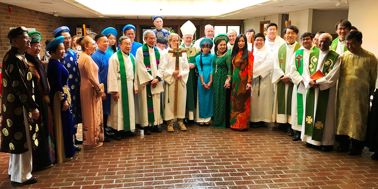 Bishop Amos joins Asian Catholic community for annual Mass, celebration