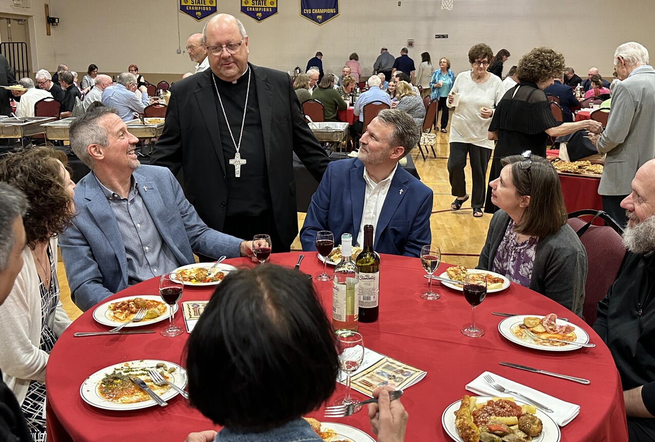 Diaconate community celebrates ordination jubilees at Mass, reception