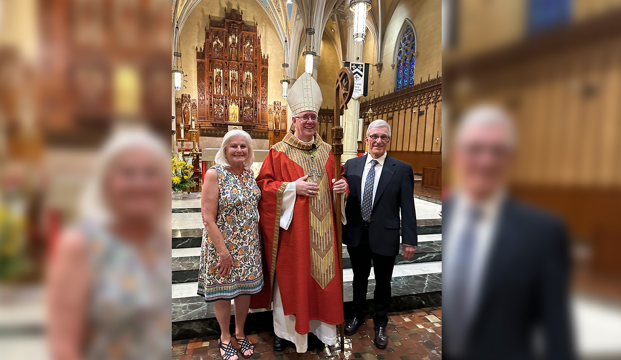 Bishop Woost celebrates annual golden wedding anniversary liturgy