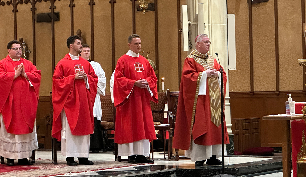 Bishop Woost celebrates annual golden wedding anniversary liturgy