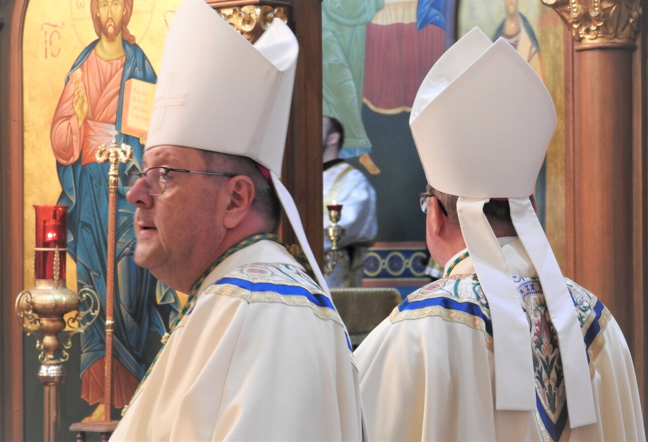 Bishops Malesic, Woost attend ordination for new Eparchy of Parma Bishop Pipta
