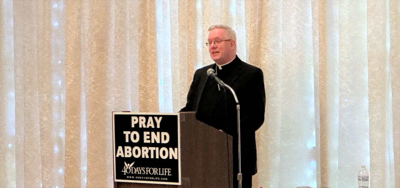 40 Days for Life campaign kicks off with prayer, song, remarks from Bishop Woost