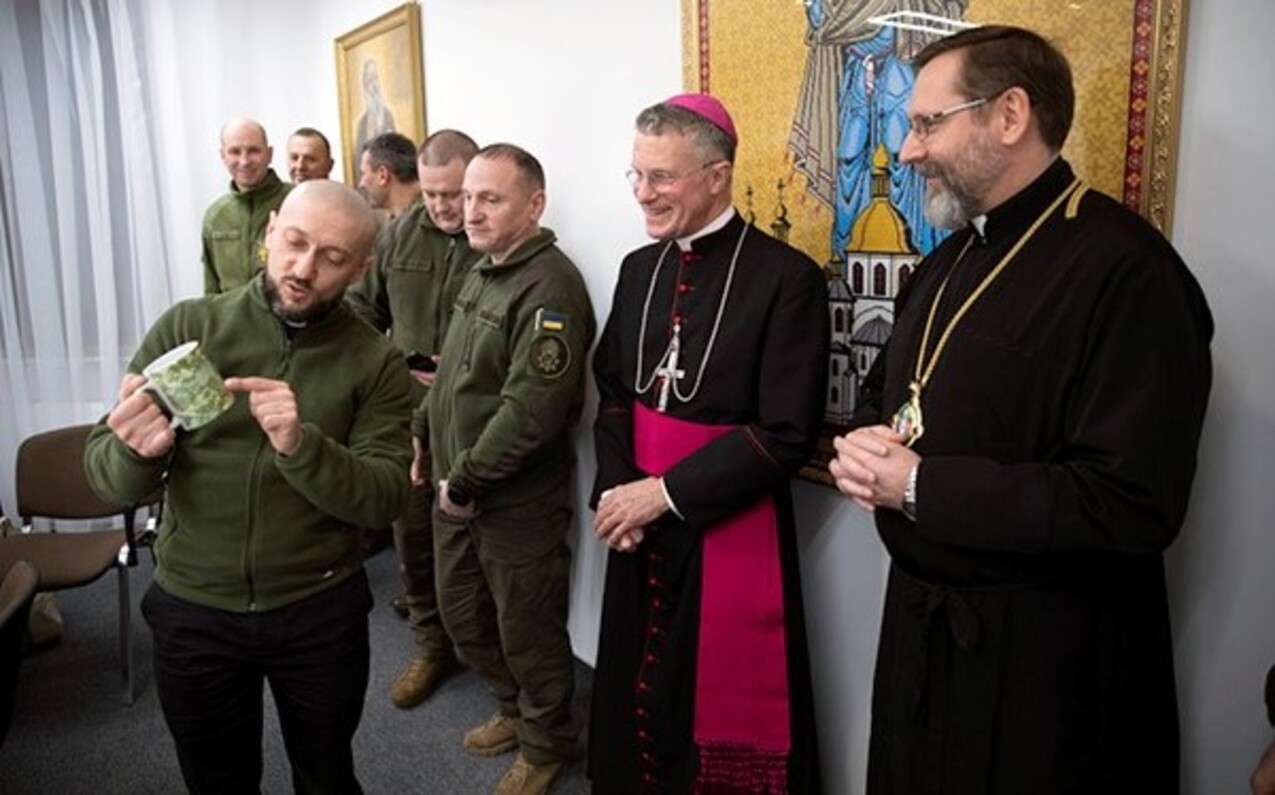 Archbishop Broglio makes Christmas season visit to Ukraine