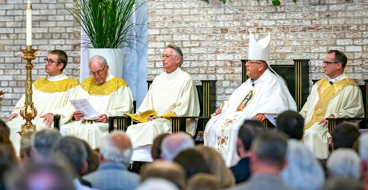 Father Ryan Mann installed as pastor of St. Basil the Great Parish