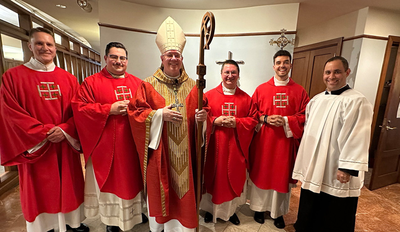 Bishop Woost celebrates annual golden wedding anniversary liturgy