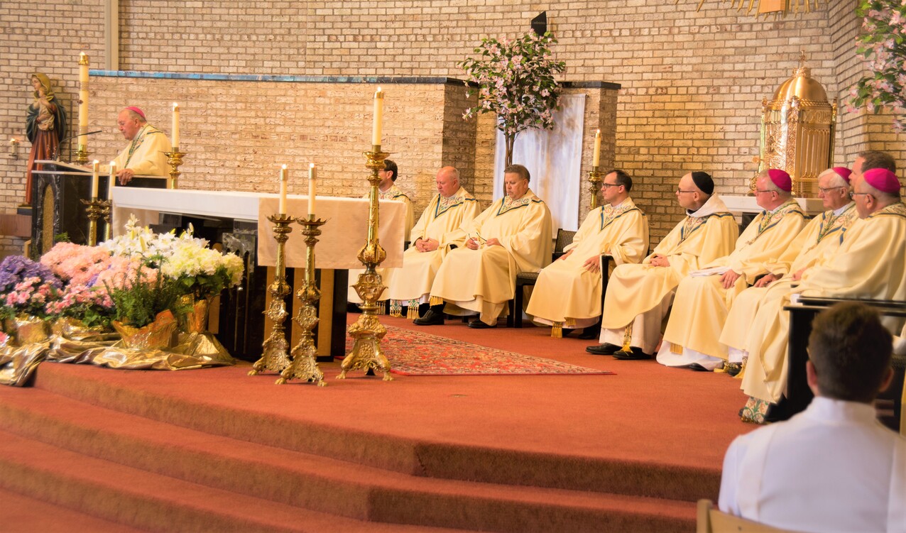 Mass, lunch mark diocesan priests’ ordination anniversaries