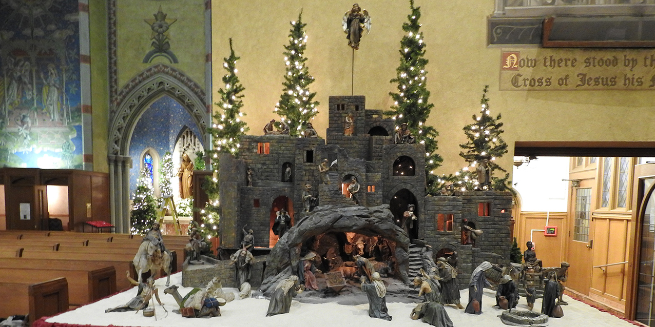 Volunteers, staff decorate cathedral for Christmas season