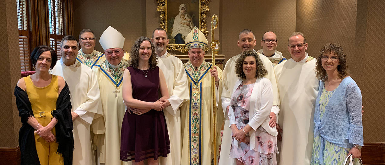 Four men begin service as permanent deacons in the Diocese of Cleveland