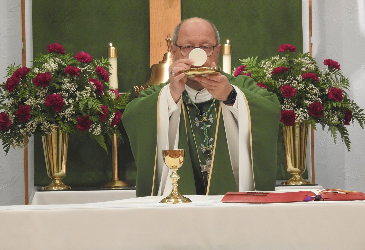 Mass, reception highlight St. Stephen Parish’s 70 years in West Salem