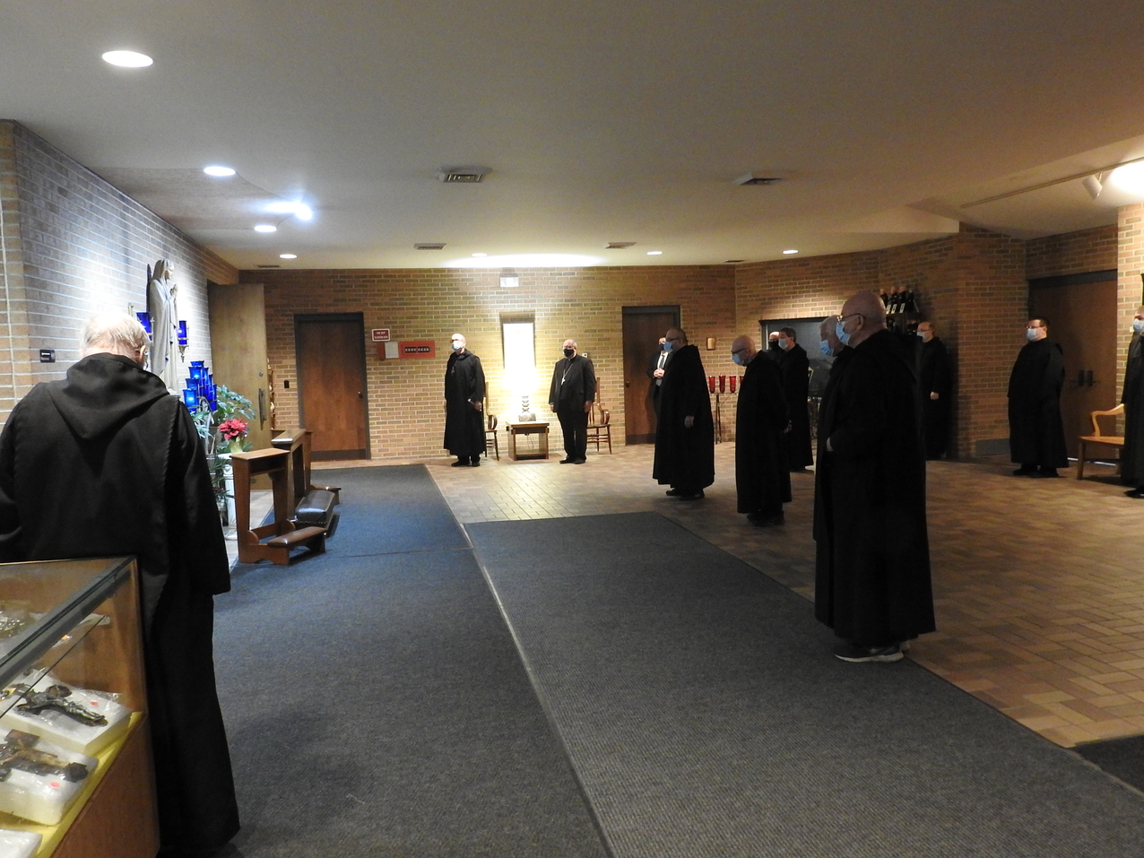 Benedictine Order of Cleveland welcomes bishop for prayer, hospitality