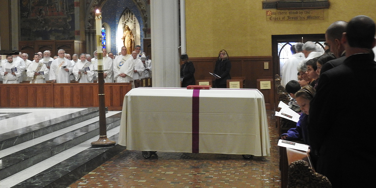 Bishop Richard Lennon is laid to rest at Cathedral of St. John the Evangelist