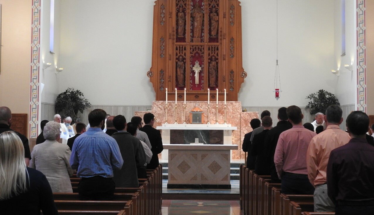 Eight Saint Mary seminarians admitted to candidacy for diaconate, priesthood
