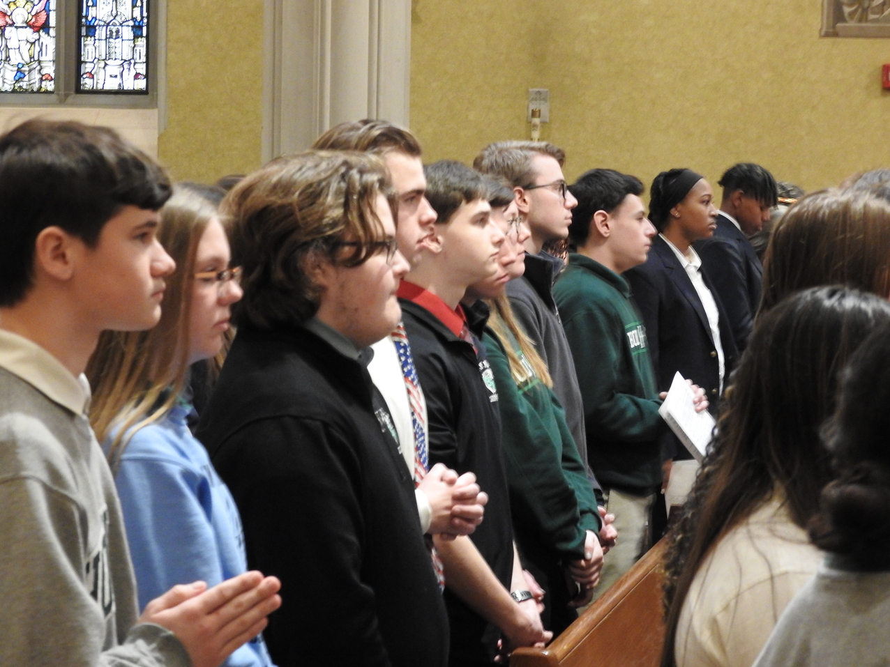 Students gather in cathedral for annual diocesan Mass for Life