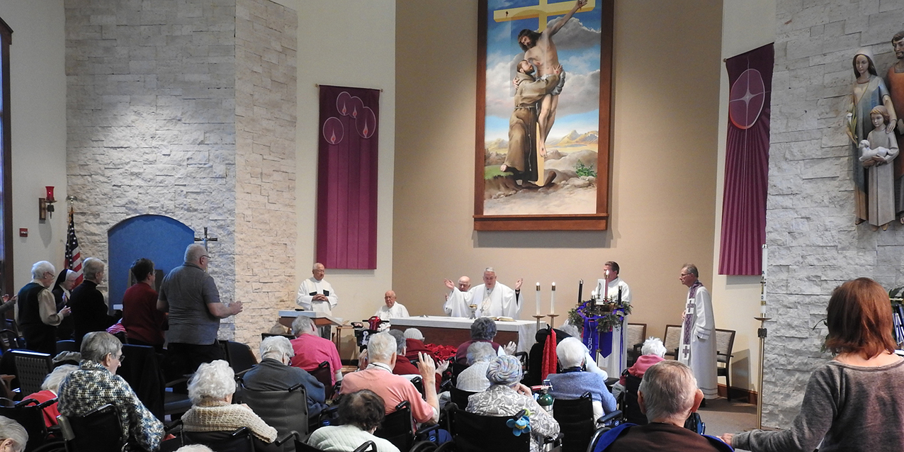 Mass at Mount Alverna Village highlights 65th anniversary of priest’s ordination