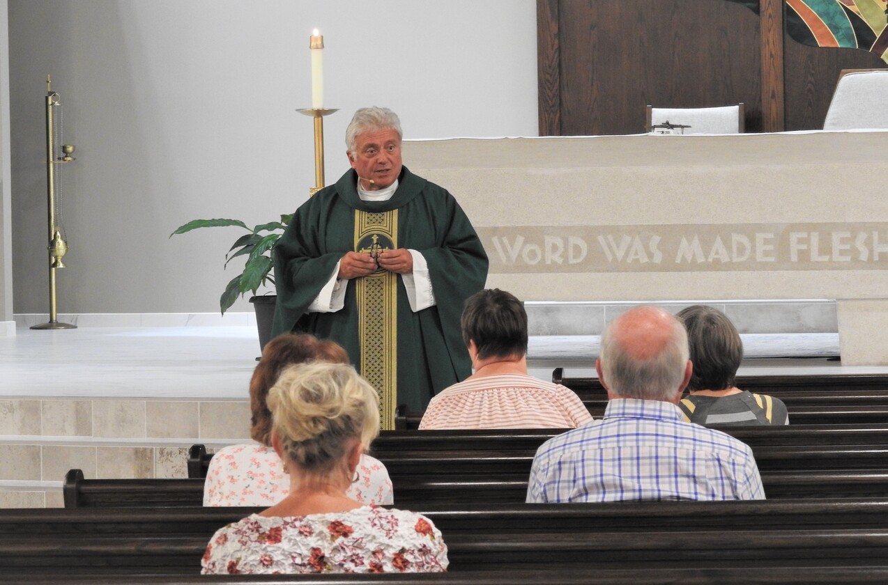 St. Bernadette Parish welcomes special needs community for Mass, reception