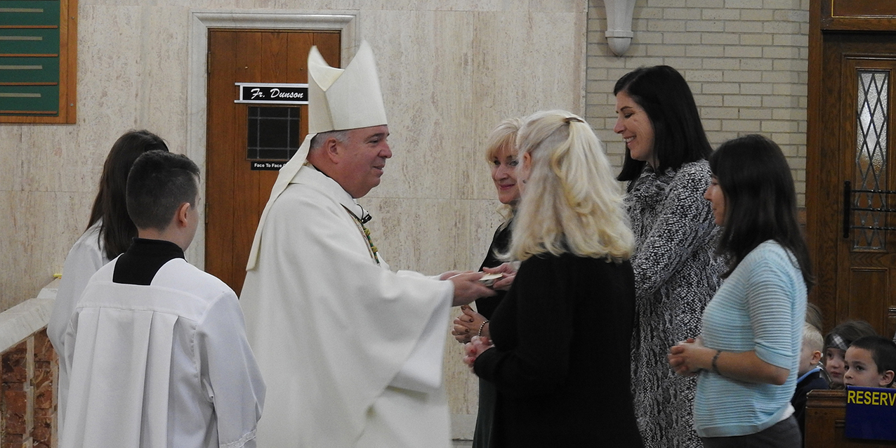 St. Angela Merici School rolls out the welcome for bishop’s visit