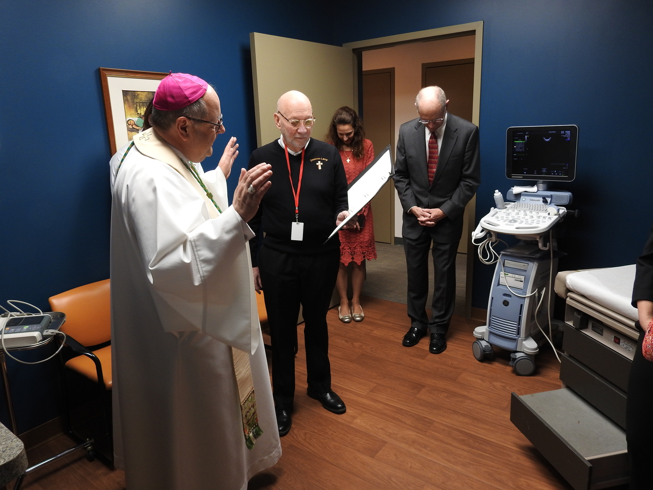 Knights of Columbus invest in more ultrasound machines; bishops bless devices
