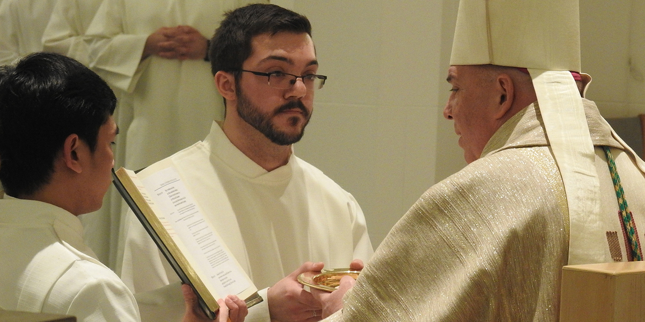Seminary is ‘heart’ of local Church, archbishop-designate says during institution of acolytes