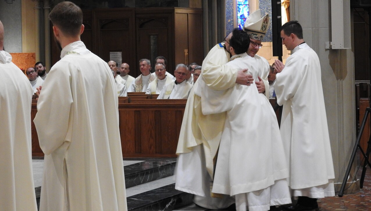 ‘Serve the people of God with love, joy,’ bishop tells new transitional deacons