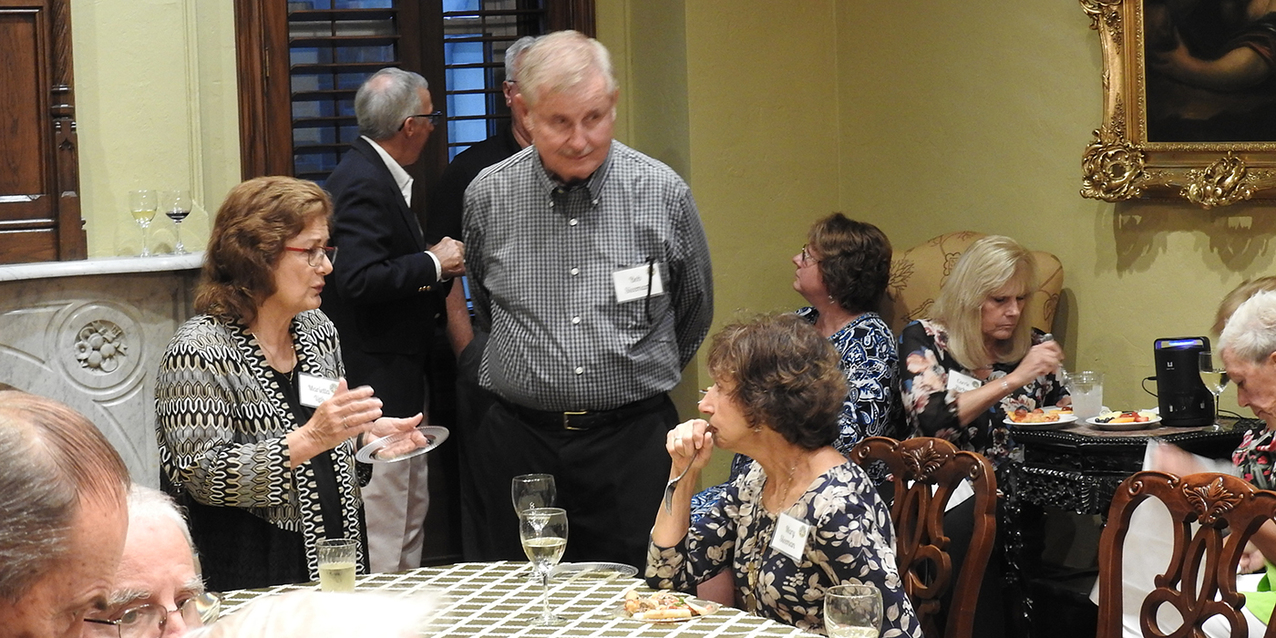 Serra Clubs gather with bishop for prayer, social, discussion