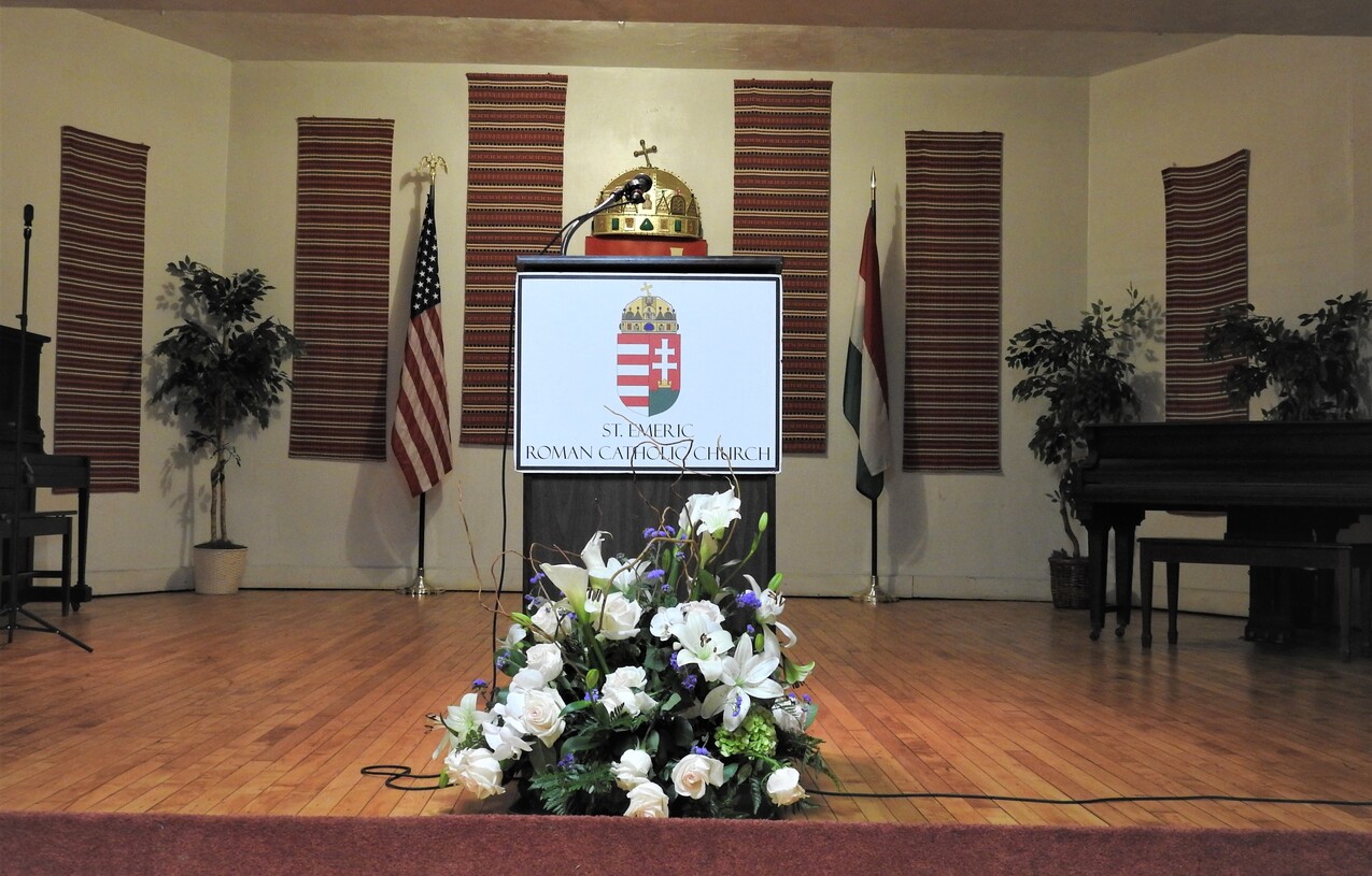 St. Emeric Parish, Hungarian community welcome president of Hungary