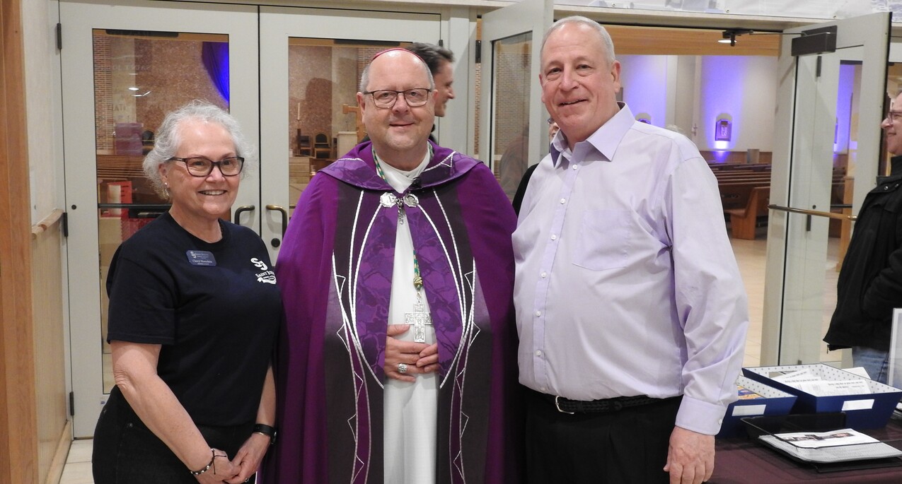 St. Joseph Parish hosts bishop for Stations, fish fry