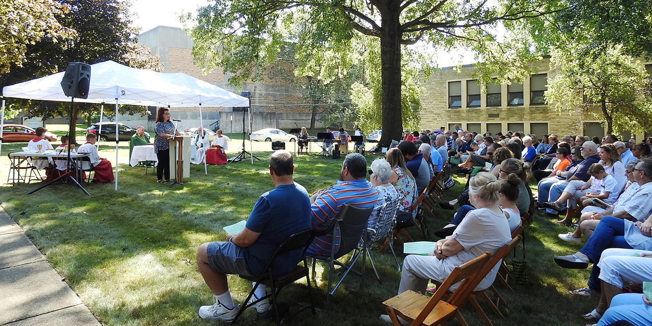 Mass, picnic culminate yearlong 75th anniversary of St. Matthew Parish in Akron