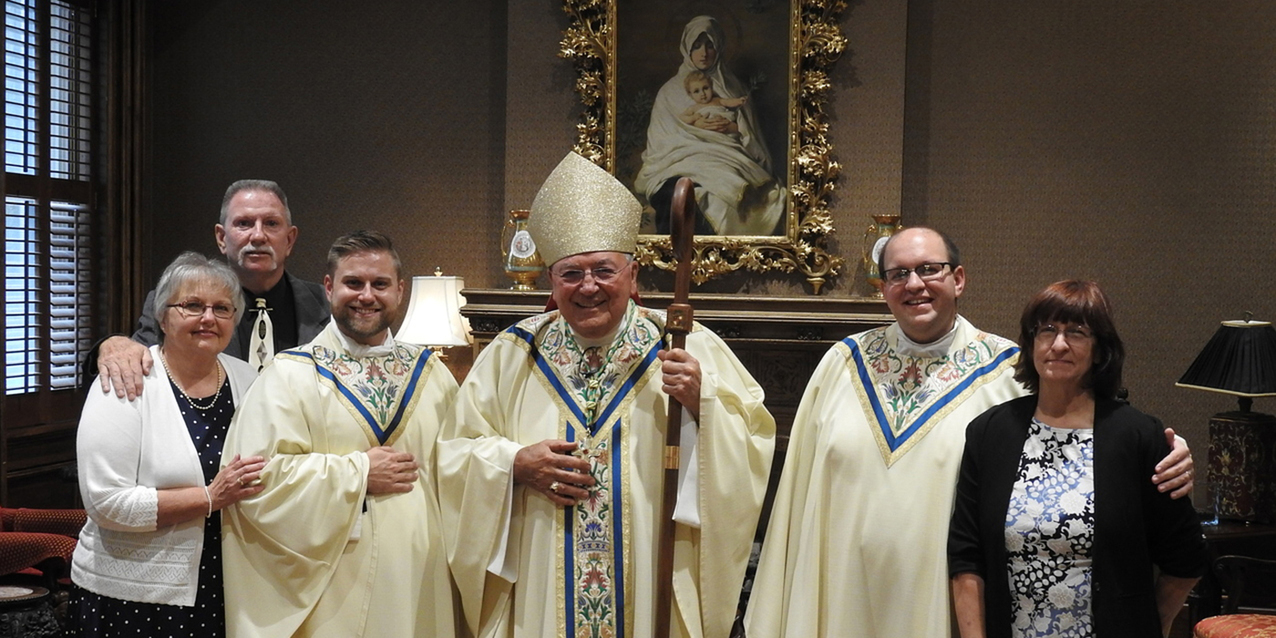 Newly ordained Father Josh Cochrac, Father Joe Robinson join ranks of