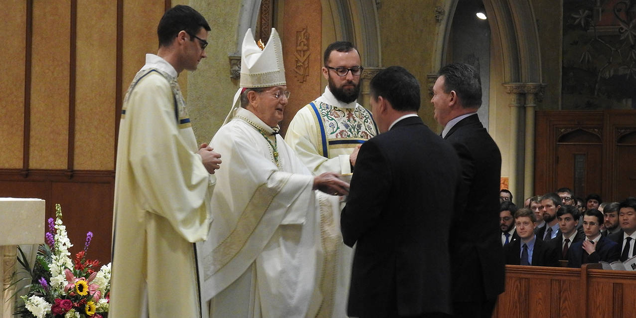 Bishop Pilla celebrates 60 years of priesthood
