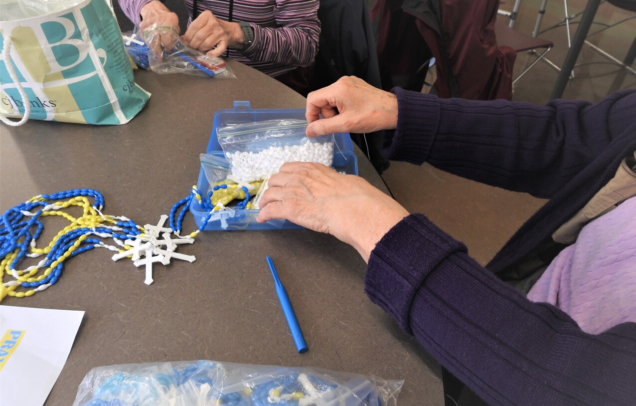 St. Bridget Rosary Makers focus on rosaries, prayers for Ukraine