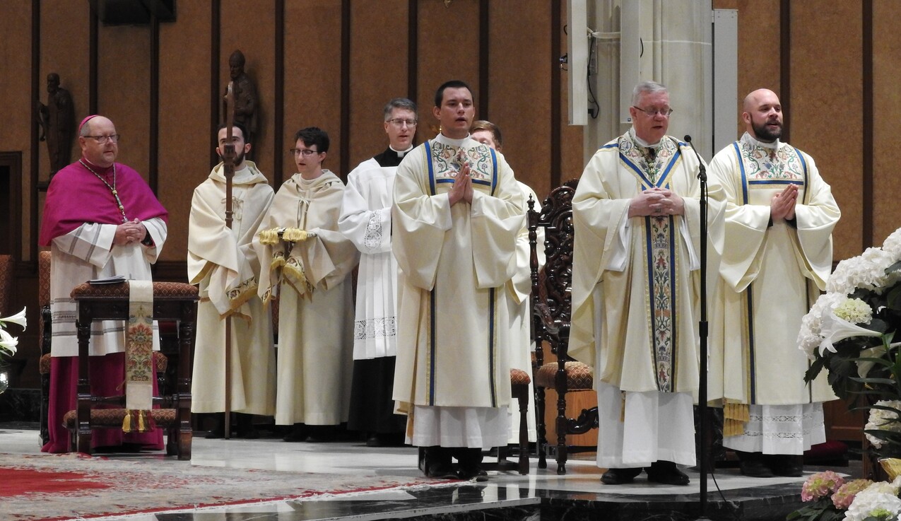Newly ordained deacon begins ministry of service in diocese