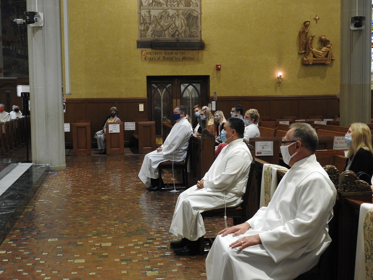 Three new permanent deacons begin their ministry of service 