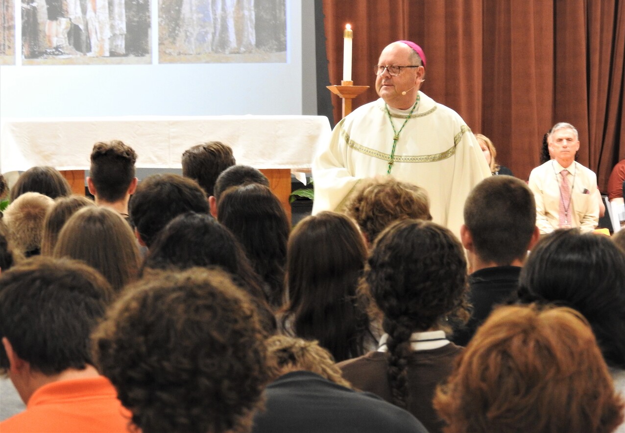 'God wants us to be saints,' bishop tells Padua Franciscan students