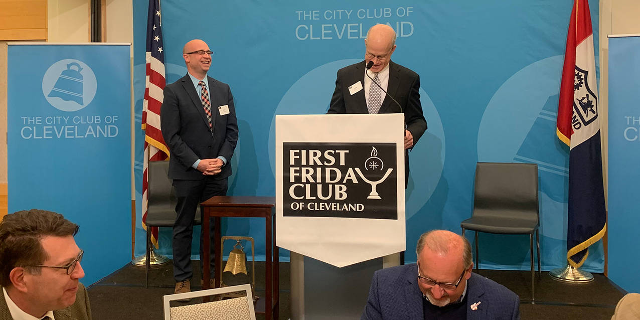 Talking Tribe with Bob DiBiasio at the First Friday Club of Cleveland