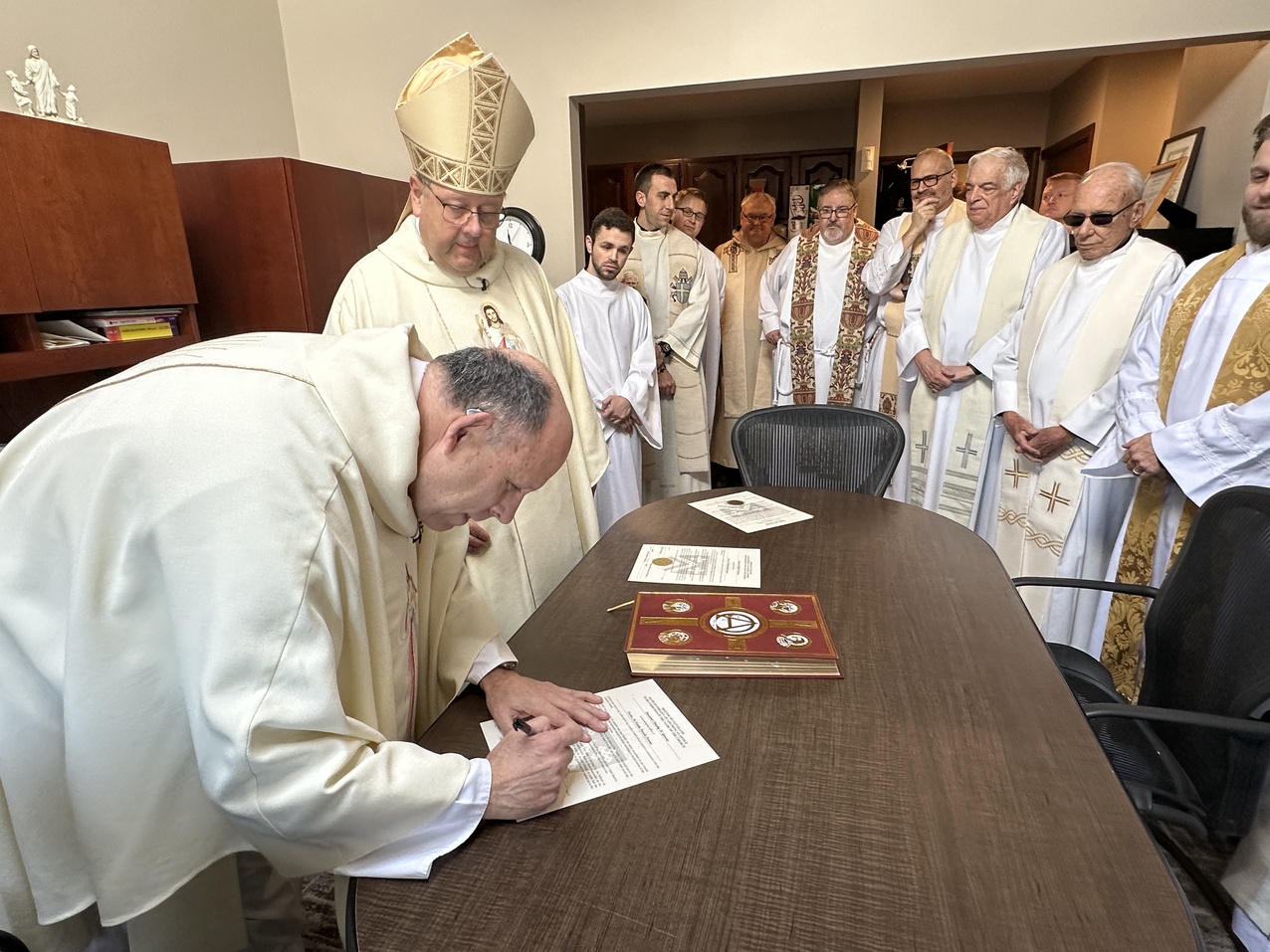 Father Tim Gareau installed as third pastor of St. Colette Parish