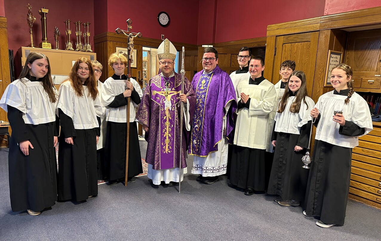 Our Lady of Angels School marks centennial with Mass, visit from bishop