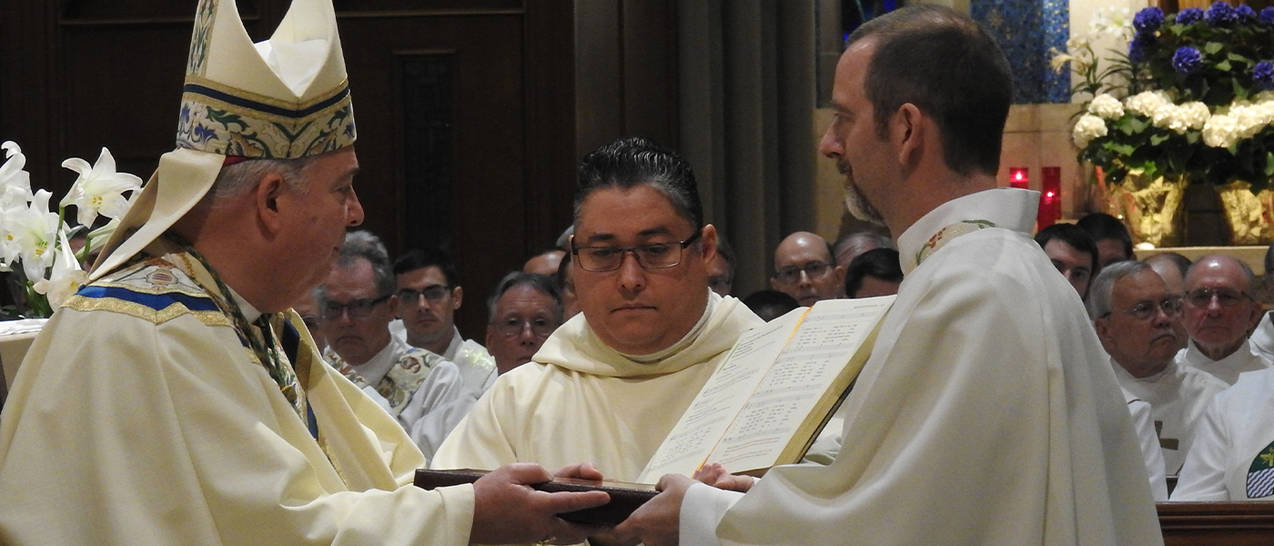 Four men begin service as permanent deacons in the Diocese of Cleveland