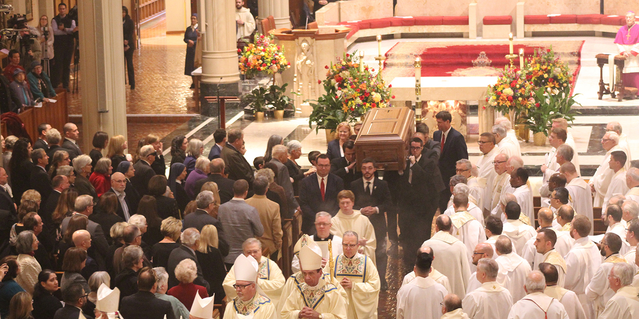 Bishop Richard Lennon is laid to rest at Cathedral of St. John the Evangelist