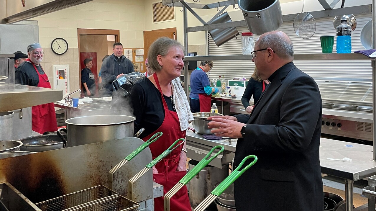 St. Adalbert Parish in Berea welcomes bishop for Stations, fish fry