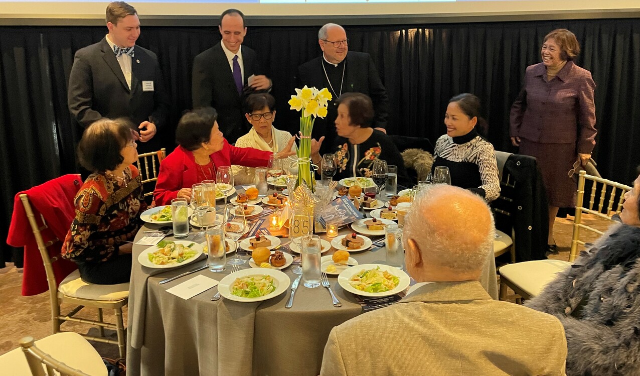 Enthusiastic crowd fills the house for 38th  annual Bishop’s Seminary Brunch 