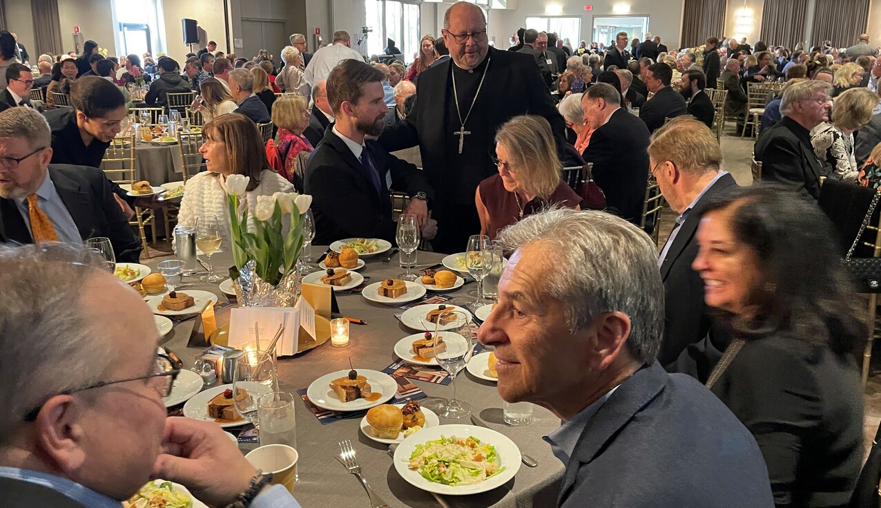 Enthusiastic crowd fills the house for 38th  annual Bishop’s Seminary Brunch 
