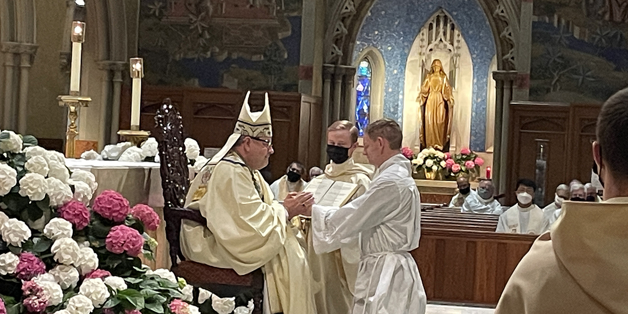 Five Saint Mary seminarians are ordained as transitional deacons