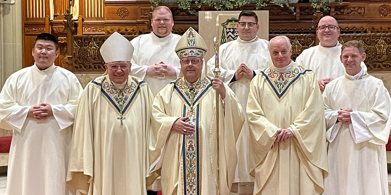 Five Saint Mary seminarians are ordained as transitional deacons